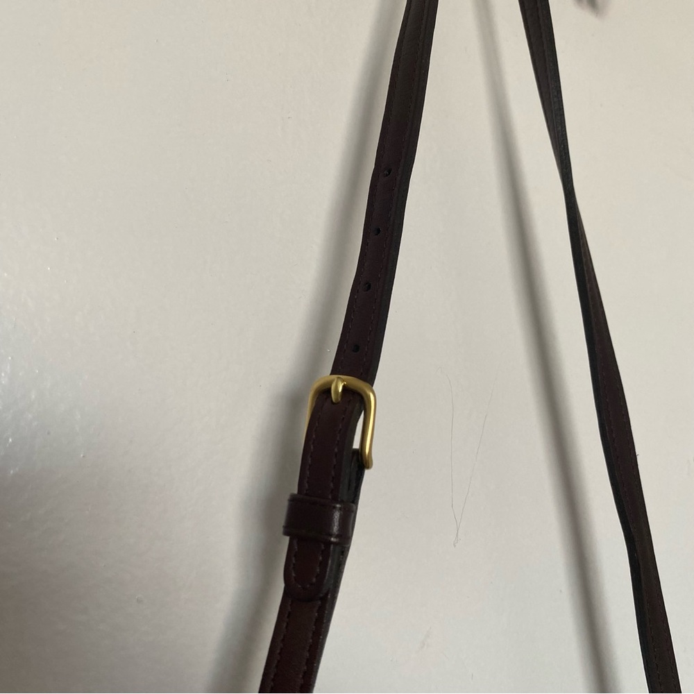 Vintage Coach Basic Bag No. 9455 Mahogany Brown Costa Rica Leather MINT CONDITIO - Picture 6 of 10